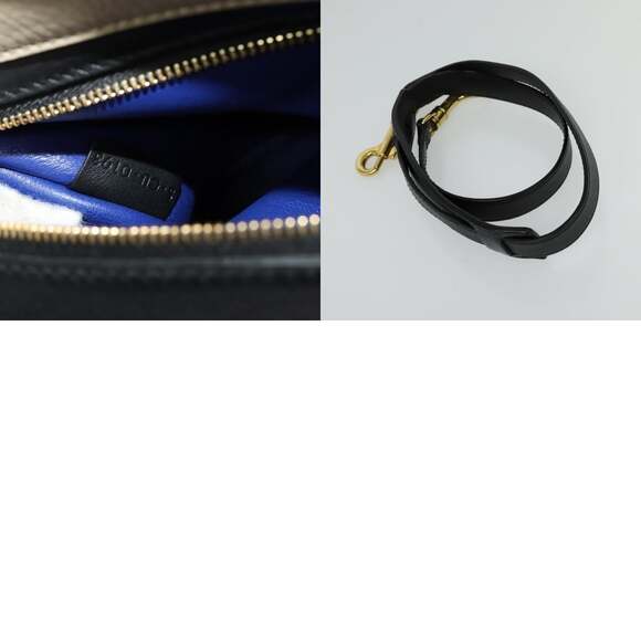 CELINE Trapeze Hand Bag Suede Leather Beige Gold - Picture 13 of 13